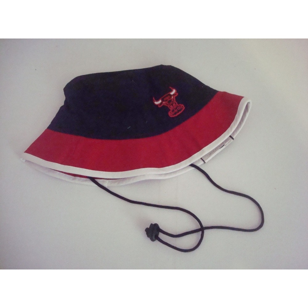 CHICAGO BULLS NEW ERA  FLOPPY BUCKET    HAT CAP VINTAGE DEADSTOCK 03